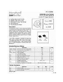 DataSheet IRFR120N pdf